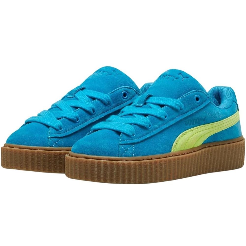 FENTY x PUMA Creepers Blue Surf Suede Phatty Sneakers Men’s Size 10.5 Rare